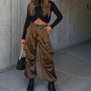 Vici dolls satin parachute pants